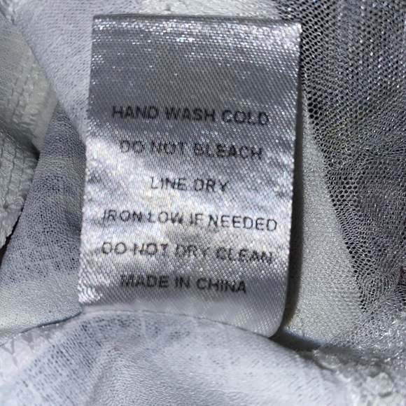 Origami By Vivian Mesh Tulle Layered Multicolored Jacket Dress S - Picture 16 of 16